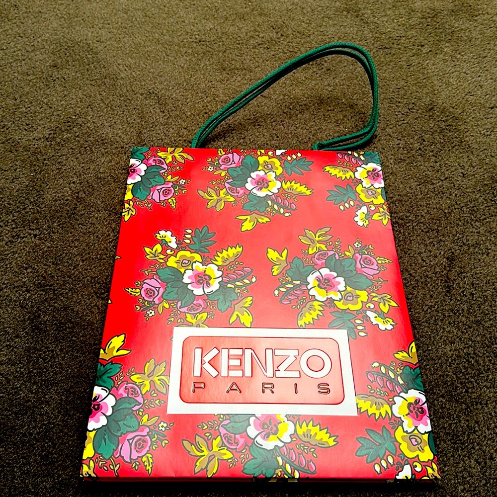 Kenzo paper shopping bag